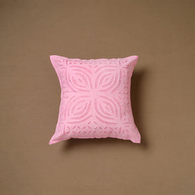 Barmer Applique Cutwork Cushion Cover (16 x 16 in) 16