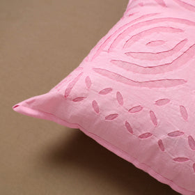 Barmer Applique Cutwork Cushion Cover (16 x 16 in) 16