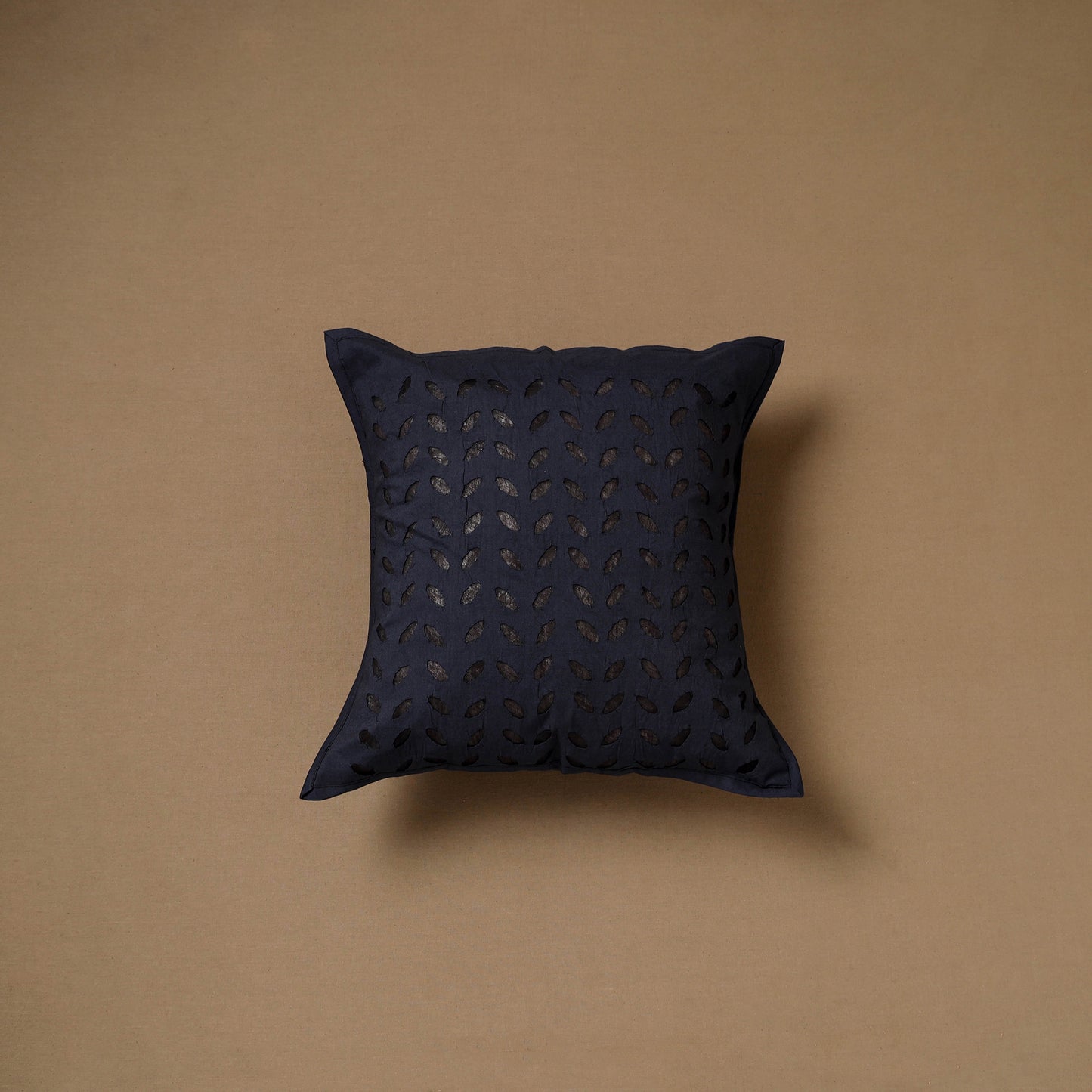Barmer Applique Cutwork Cushion Cover (16 x 16 in) 14