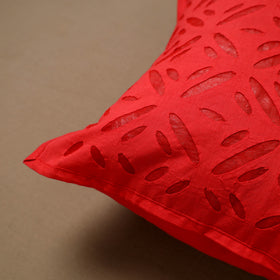 Barmer Applique Cutwork Cushion Cover (16 x 16 in) 13