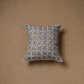 Barmer Applique Cutwork Cushion Cover (16 x 16 in) 12