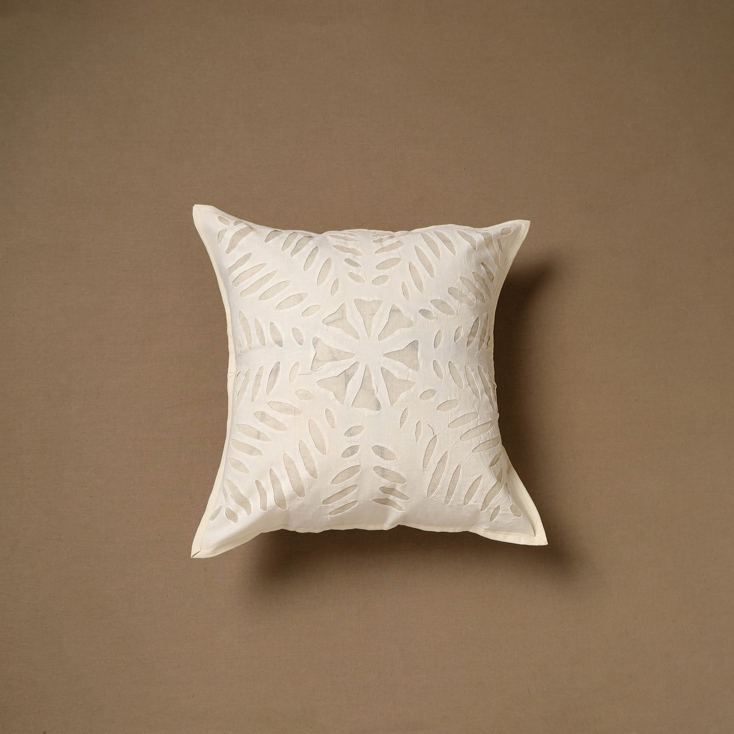 Barmer Applique Cutwork Cushion Cover (16 x 16 in) 11
