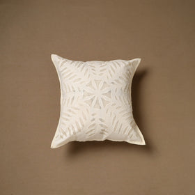 Barmer Applique Cutwork Cushion Cover (16 x 16 in) 11