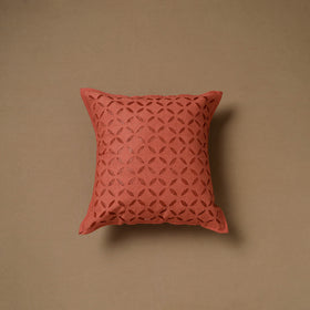 Barmer Applique Cutwork Cushion Cover (16 x 16 in) 10