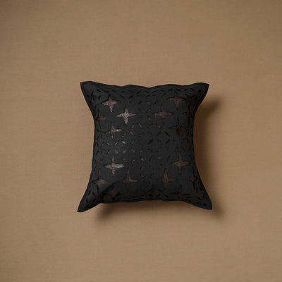 Barmer Applique Cutwork Cushion Cover (16 x 16 in) 08