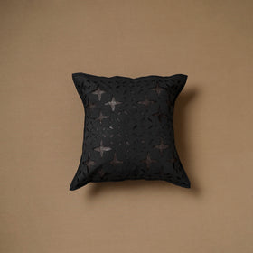 Barmer Applique Cutwork Cushion Cover (16 x 16 in) 08