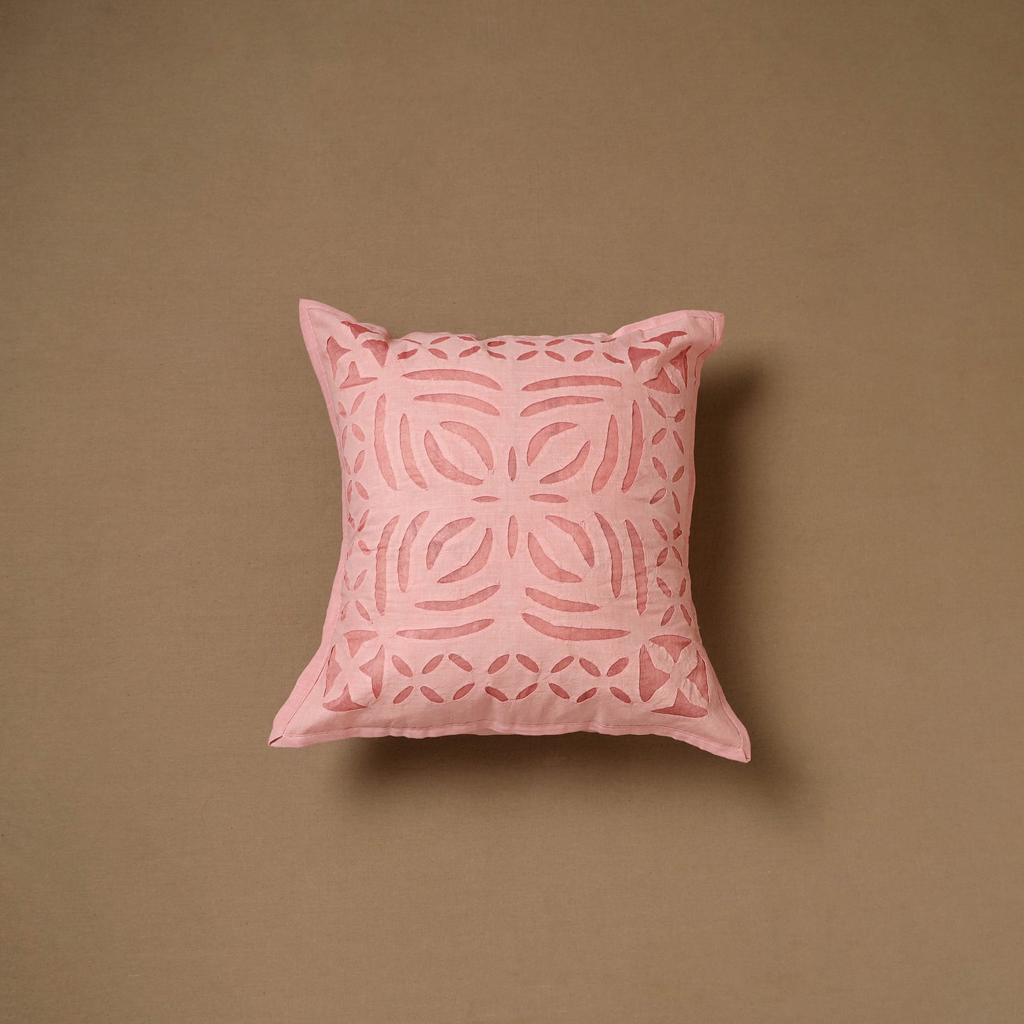 Barmer Applique Cutwork Cushion Cover (16 x 16 in) 03