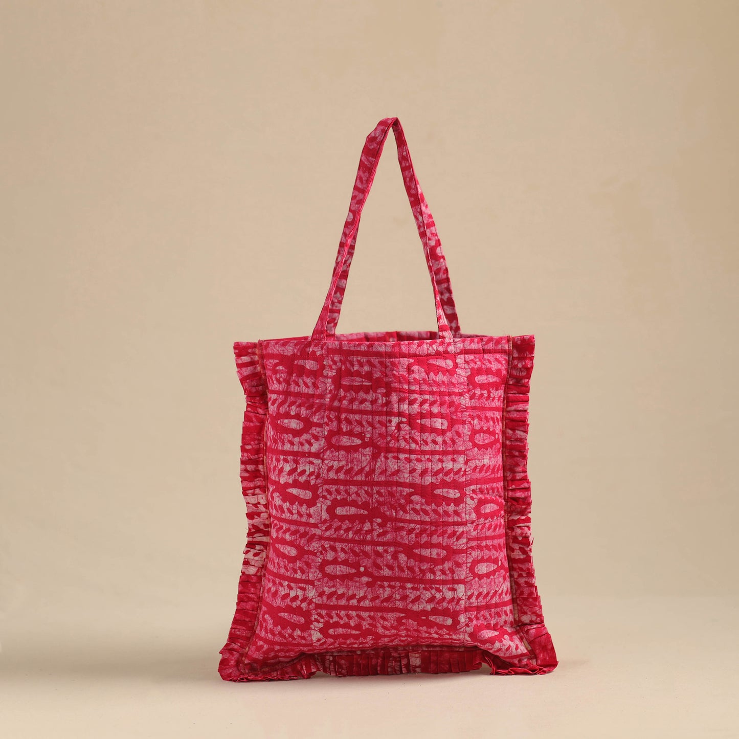 Handcrafted Cotton Frill Jhola Bag 45