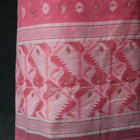 Phulia Jamdani Silk Cotton 2pc Unstitched Dress Material Kurta Set 24