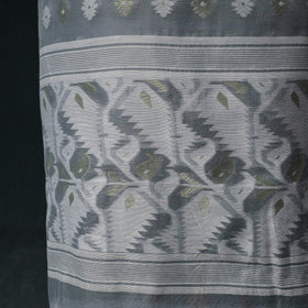 Phulia Jamdani Silk Cotton 2pc Unstitched Dress Material Kurta Set 26