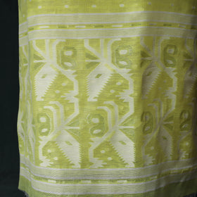Phulia Jamdani Silk Cotton 2pc Unstitched Dress Material Kurta Set 29
