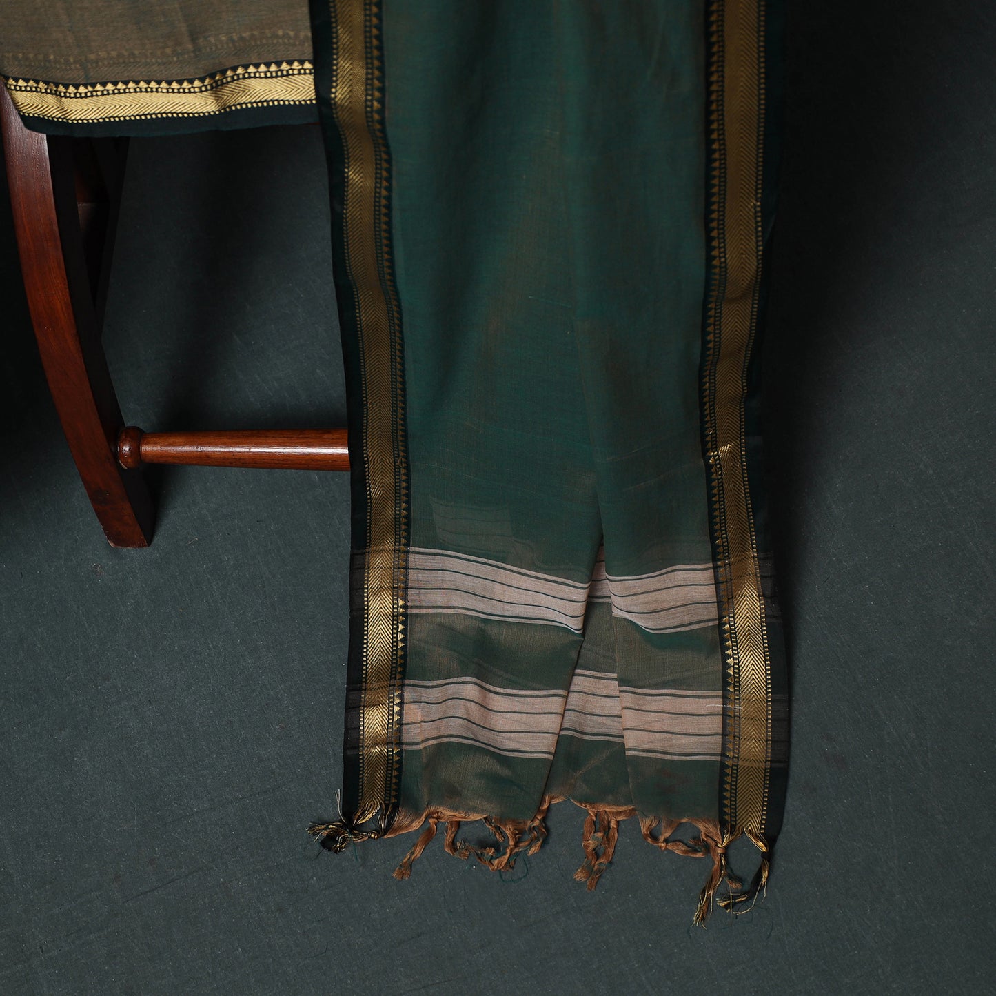 Dharwad Mercerised Cotton 3pc Unstitched Dress Material Suit Set 14