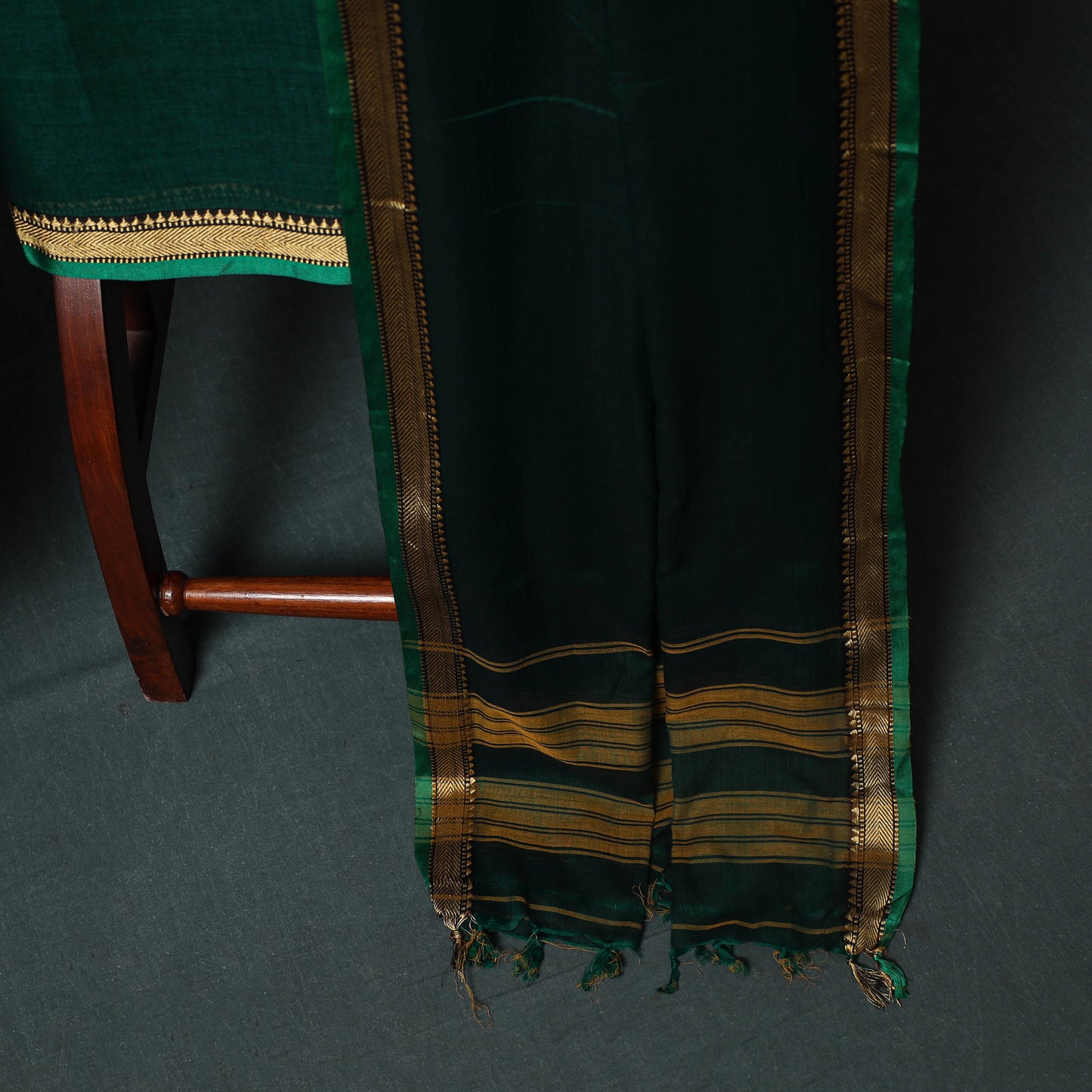 Dharwad Mercerised Cotton 3pc Unstitched Dress Material Suit Set 15