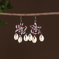 Rida Fabart Phool Kali Shell Earrings