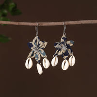 Muskaan Fabart Phool Kali Shell Earrings