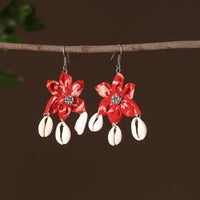 Zeenat Fabart Phool Kali Shell Earrings