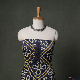 Kutch Bandhani Tie-Dye Modal Silk Unstitched Dress Material Suit Set 06