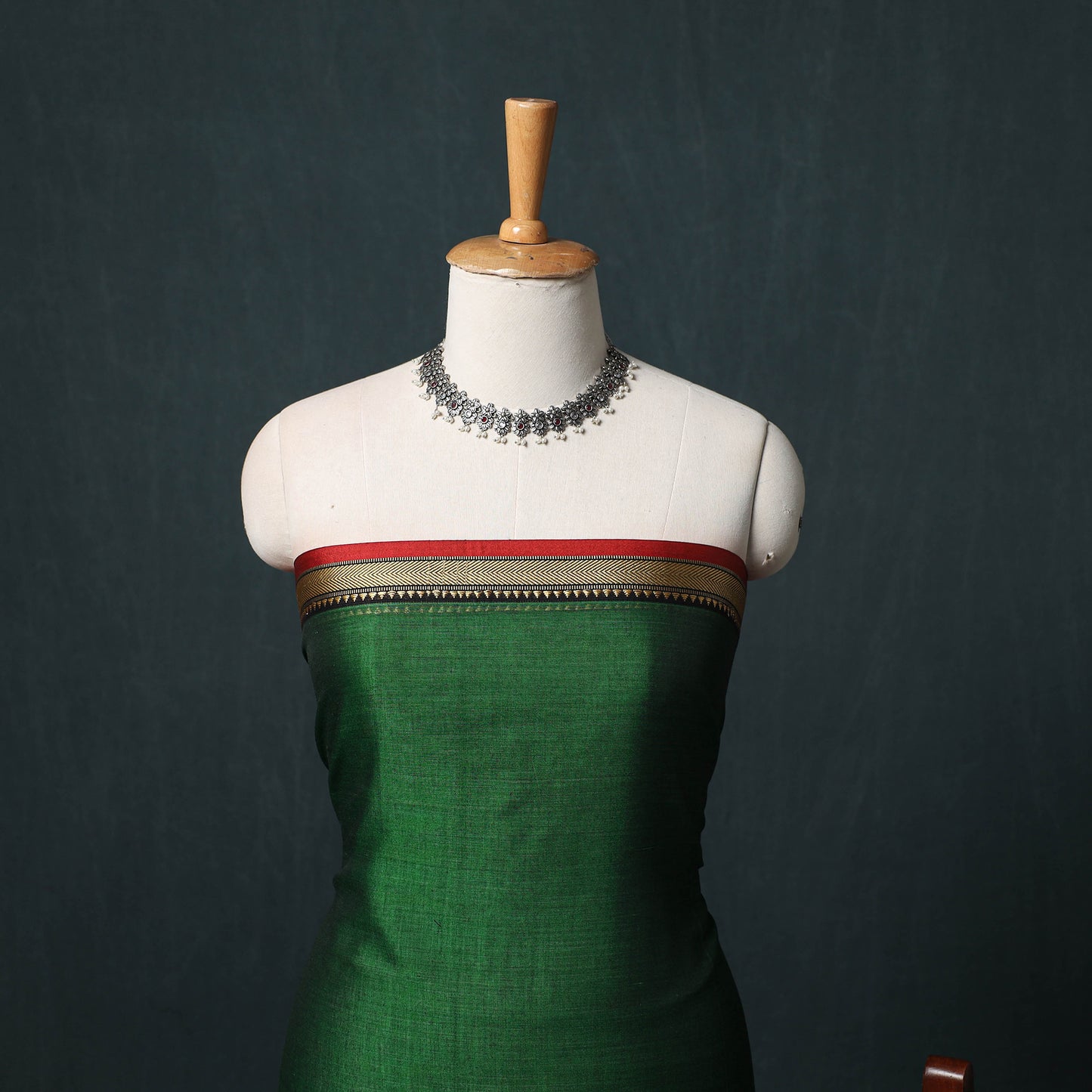 Dharwad Mercerised Cotton 3pc Unstitched Dress Material Suit Set 21