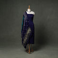Kutch Bandhani Tie-Dye Modal Silk Unstitched Dress Material Suit Set 07