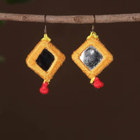 Handmade Mirror & Threadwork Earrings 10