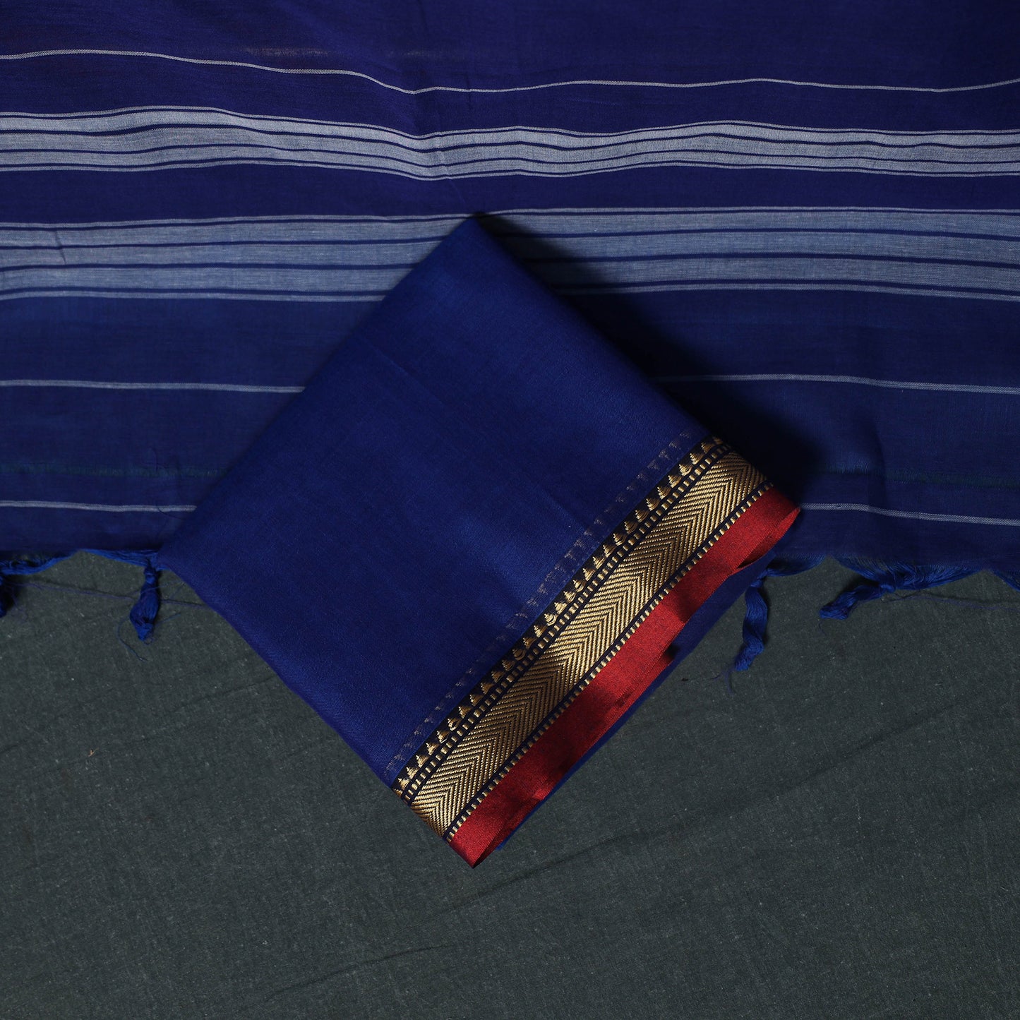 Dharwad Mercerised Cotton 3pc Unstitched Dress Material Suit Set 22