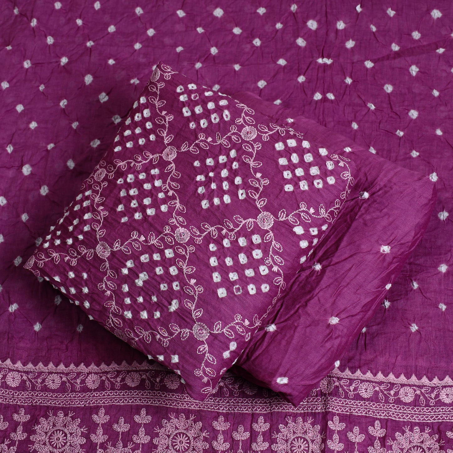 Bandhani kurta Material