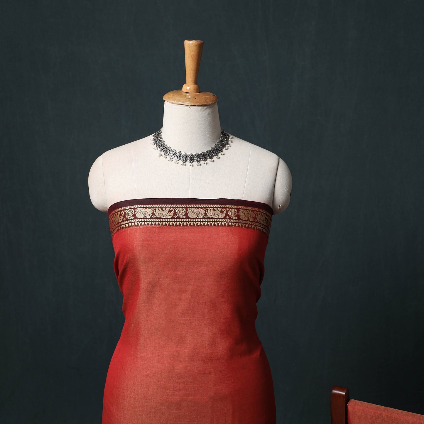 Dharwad Mercerised Cotton 3pc Unstitched Dress Material Suit Set 24