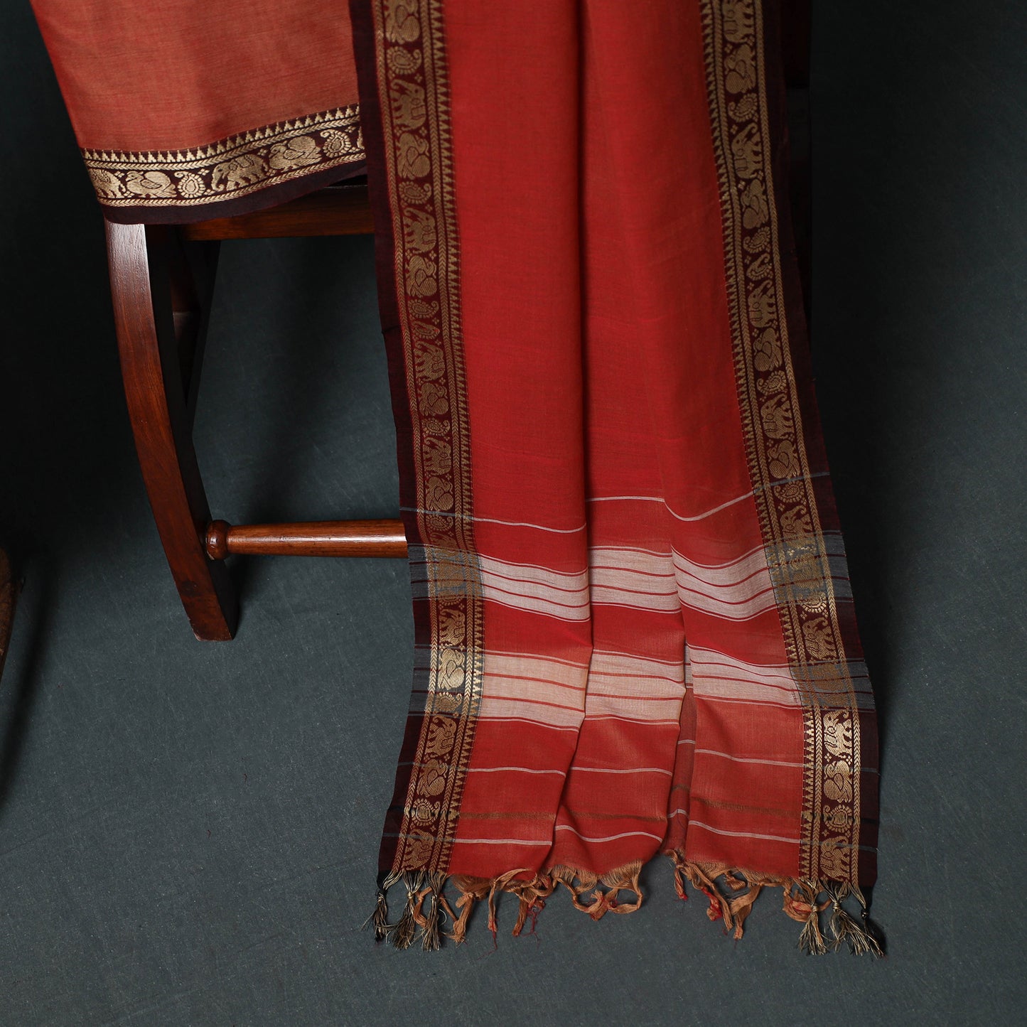 Dharwad Mercerised Cotton 3pc Unstitched Dress Material Suit Set 24