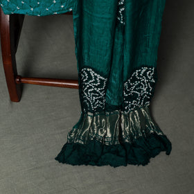 Kutch Bandhani Tie-Dye Modal Silk Unstitched Dress Material Suit Set 11