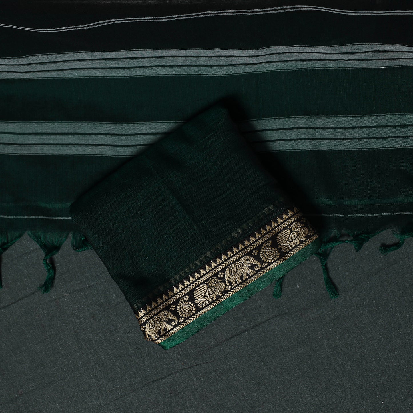 Dharwad Mercerised Cotton 3pc Unstitched Dress Material Suit Set 26
