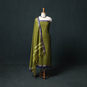 Dharwad Mercerised Cotton 3pc Unstitched Dress Material Suit Set 27