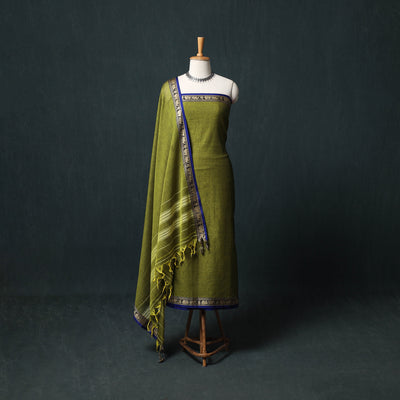 Dharwad Mercerised Cotton 3pc Unstitched Dress Material Suit Set 27