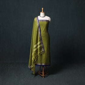 Dharwad Mercerised Cotton 3pc Unstitched Dress Material Suit Set 27