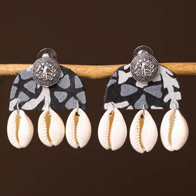 Multicolor - anay handcrafted gs & shell work fabart