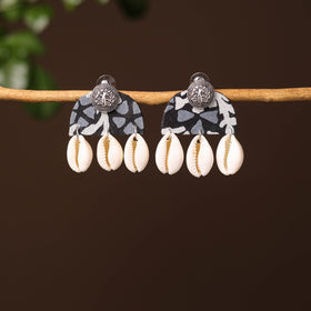 Multicolor - anay handcrafted gs & shell work fabart