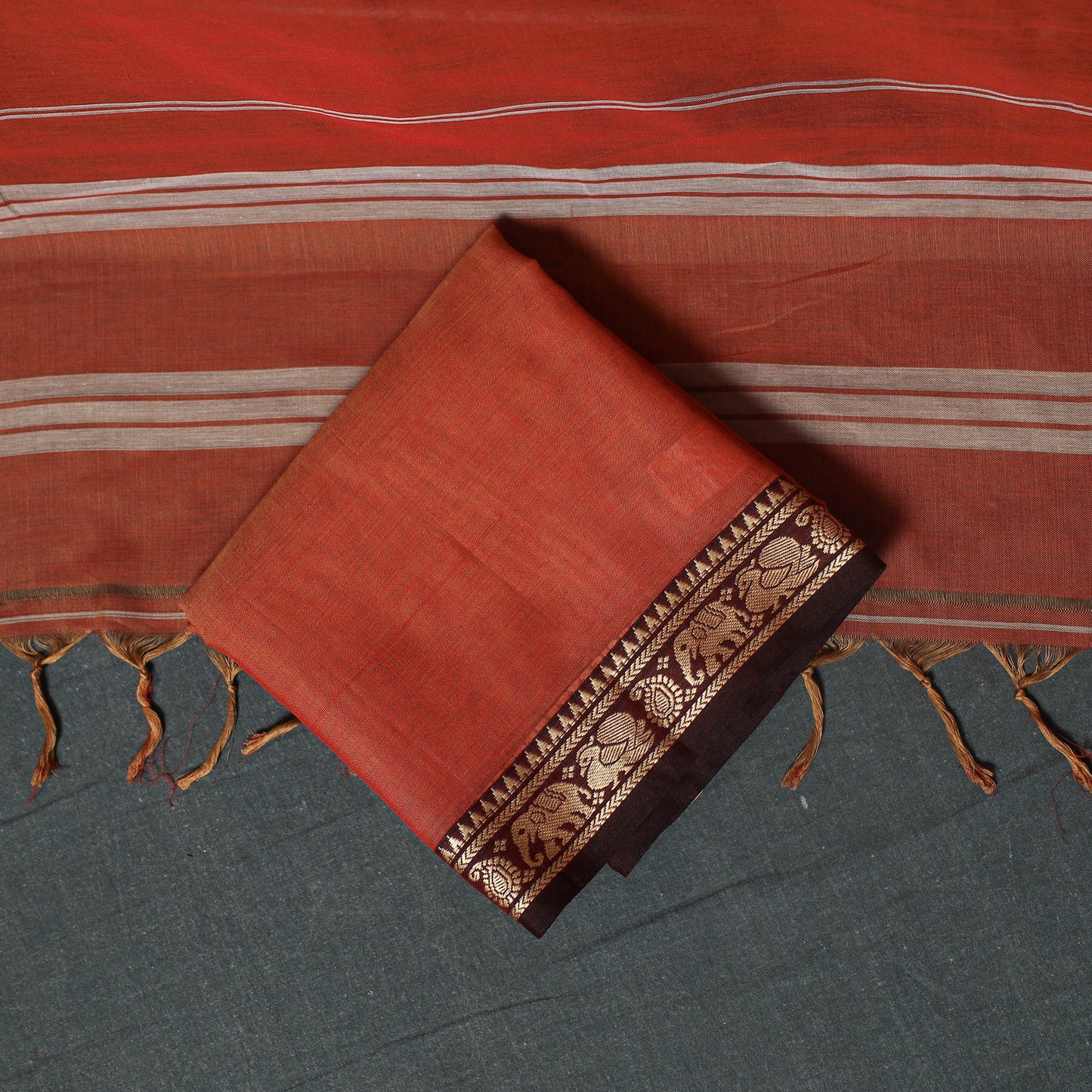 Dharwad Mercerised Cotton 3pc Unstitched Dress Material Suit Set 30