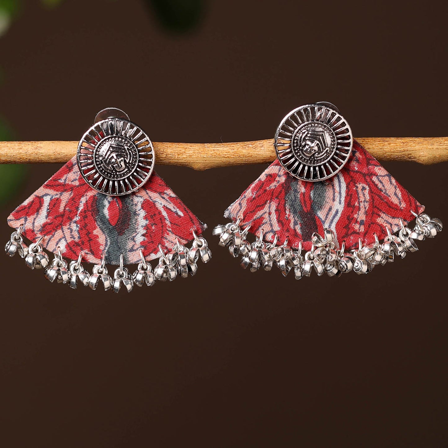 Zoya Handcrafted GS Fabart Earrings