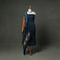 Kutch Bandhani Tie-Dye Modal Silk Unstitched Dress Material Suit Set 17