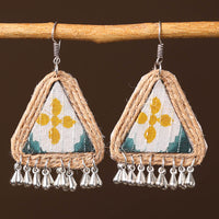 Drishti Handcrafted Fabart Jute Earrings