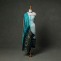 Kutch Bandhani Tie-Dye Modal Silk Unstitched Dress Material Suit Set 18