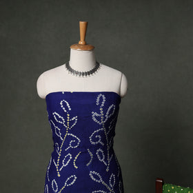 Kutch Bandhani Tie-Dye Modal Silk Unstitched Dress Material Suit Set 19