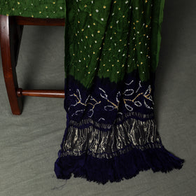 Kutch Bandhani Tie-Dye Modal Silk Unstitched Dress Material Suit Set 19