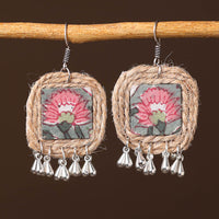 Purvi Handcrafted Fabart Jute Earrings