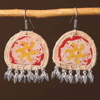 Shavana Handcrafted Fabart Jute Earrings