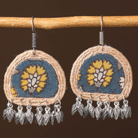 Ruhi Handcrafted Fabart Jute Earrings