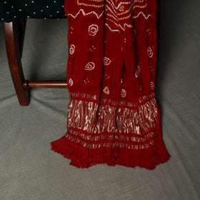 Kutch Bandhani Tie-Dye Modal Silk Unstitched Dress Material Suit Set 31