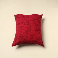 Red - Pure Cotton Hand Batik Cushion Cover (18 x 18 in) 76