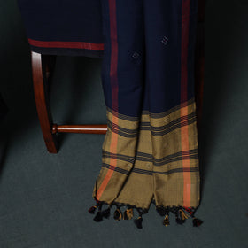 Handwoven Tangaliya Cotton 3pc Unstitched Dress Material Suit Set 01