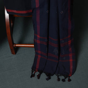 Handwoven Tangaliya Cotton 3pc Unstitched Dress Material Suit Set 02