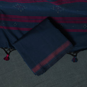 Handwoven Tangaliya Cotton 3pc Unstitched Dress Material Suit Set 04